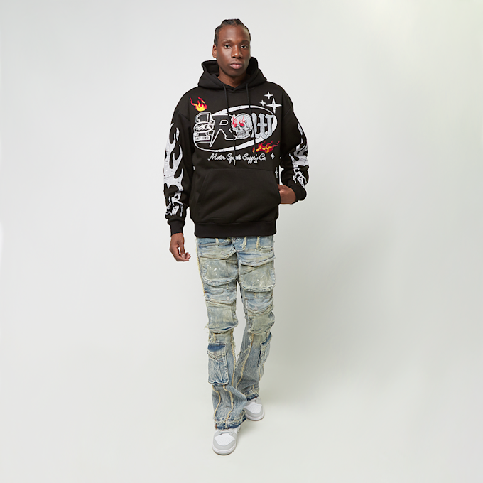 First Row Racing Hoodie W/Rhinestone zwart 29586 6