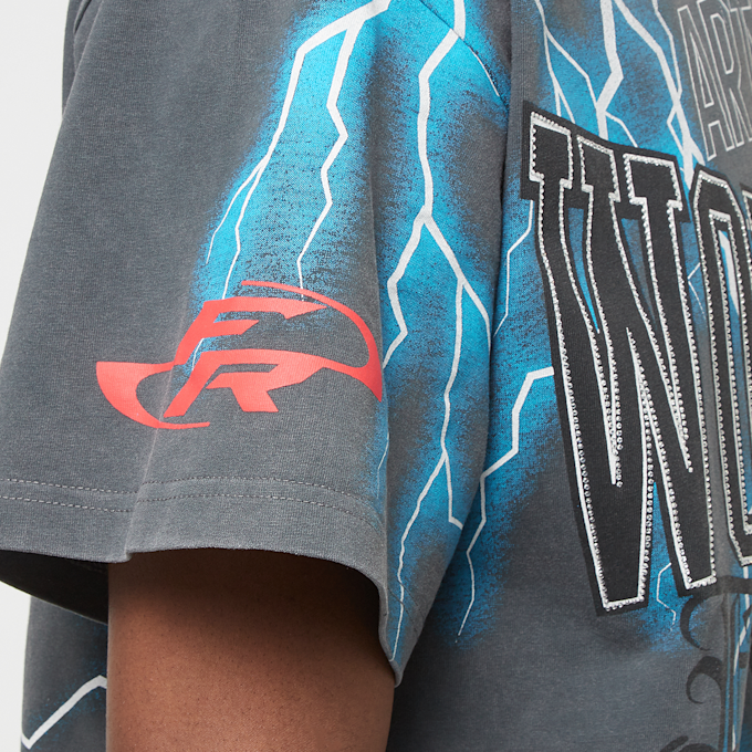 First Row Premium Tee W/Rhinestone grijs 29694 5