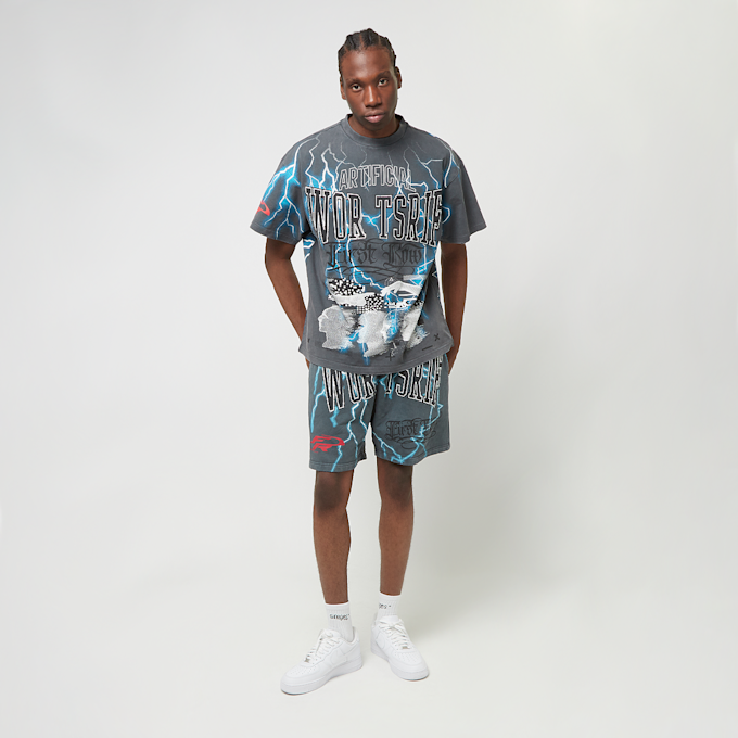First Row Premium Tee W/Rhinestone grijs 29694 6