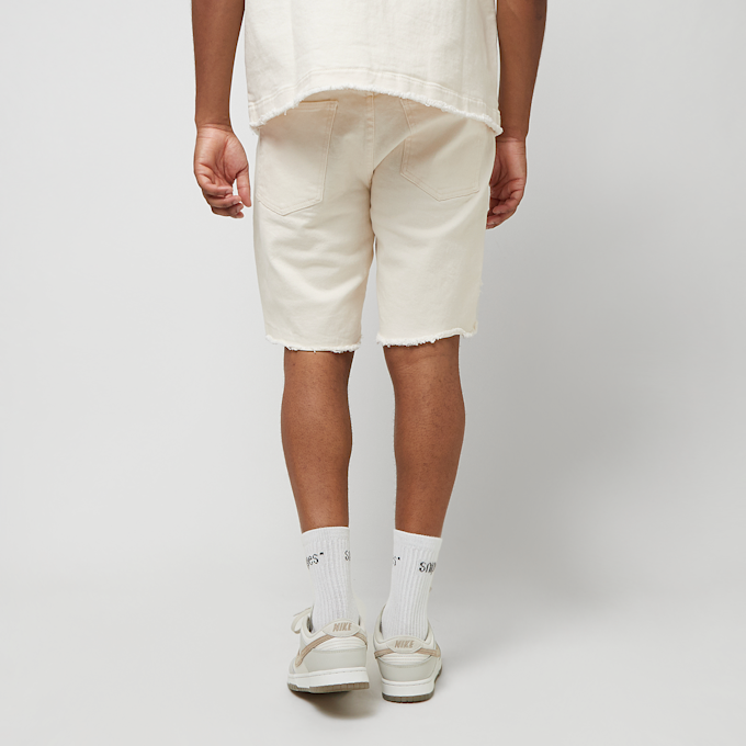 First Row Washed Shorts w/Stud beige 29779 2
