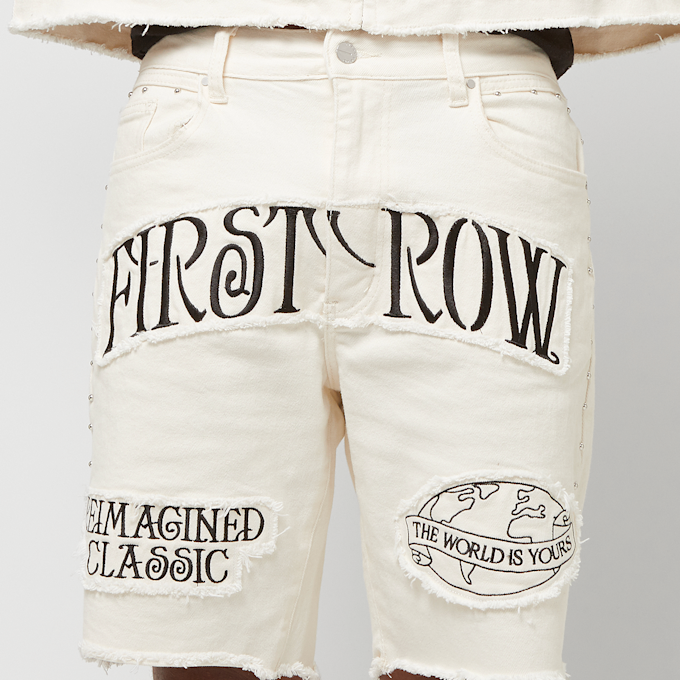 First Row Washed Shorts w/Stud beige 29779 3
