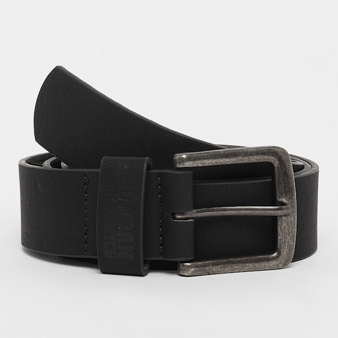 Urban Classics Leather Imitation Belt zwart 33144 1