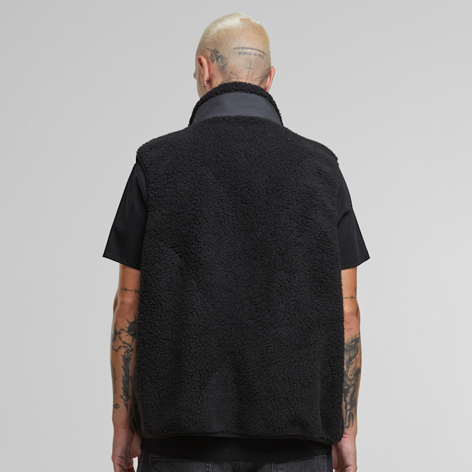Urban Classics Sherpa Vest black noir 33452 2