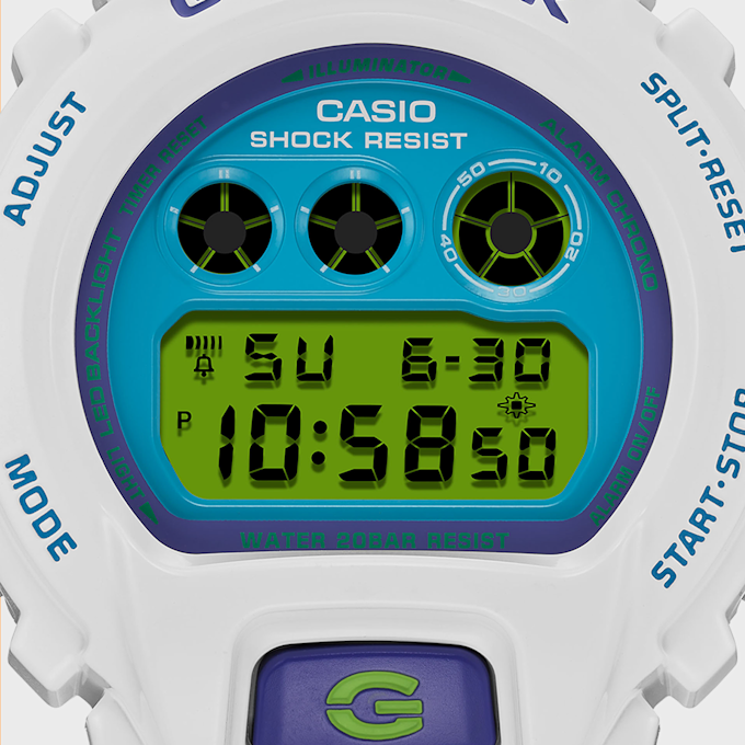 G-SHOCK Crazy Colors wit 40738 5