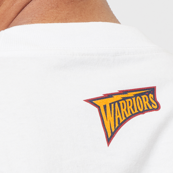 Mitchell & Ness NBA Destination Leisure Shortsleeve Graphic Tee Golden Warriors bianco 40239 4