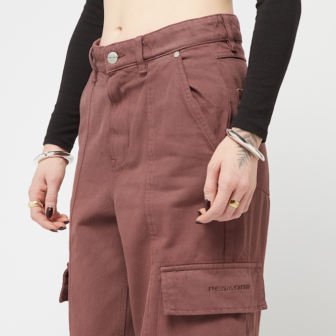 Pegador Isa Baggy Cargo Jeans bruin 40385 5