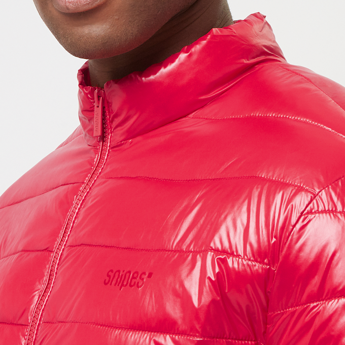 SNIPES Small Logo Light Puffer Jacket rojo 41444 3