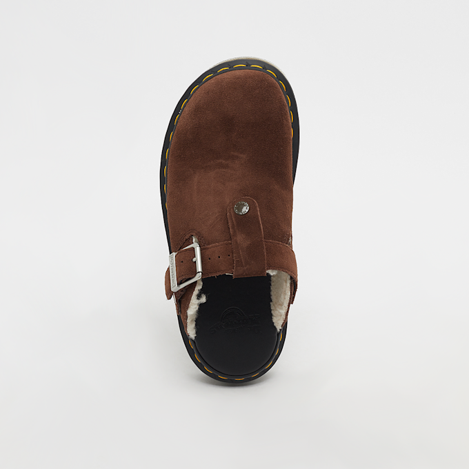 Dr. Martens Zeb Zag Mule WL dark brown bronx suede smeđa 41582 5