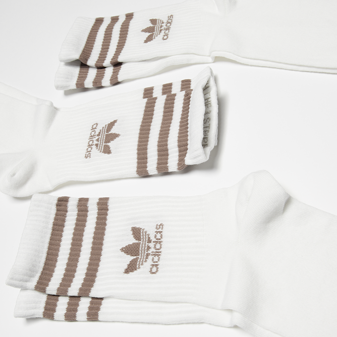adidas Originals adicolor Crew Sokken (3 Pack) wit 42070 2