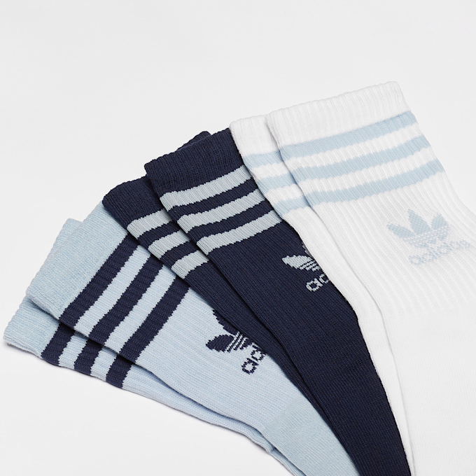 adidas Originals adicolor Crew Sokken (3 Pack) blauw 42072 2