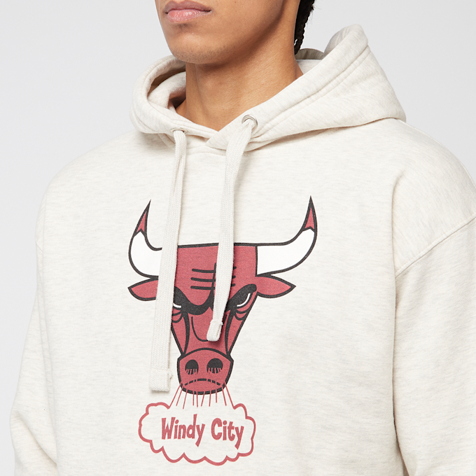 Mitchell & Ness NBA Slammin Hoodie Chicago Bulls beige 44915 3