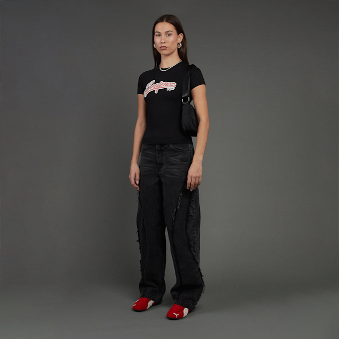 SNIPES Snipes Varsity Raglan Tight Tee nero 45594 5