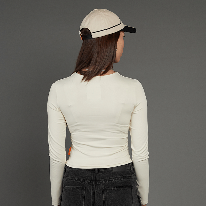 SNIPES S Cube Cut Out Longsleeve beige 45596 2