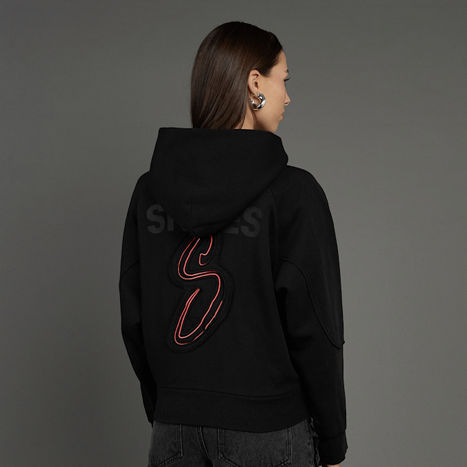 SNIPES Snipes S Patch Oversized Hoodie zwart 45597 1