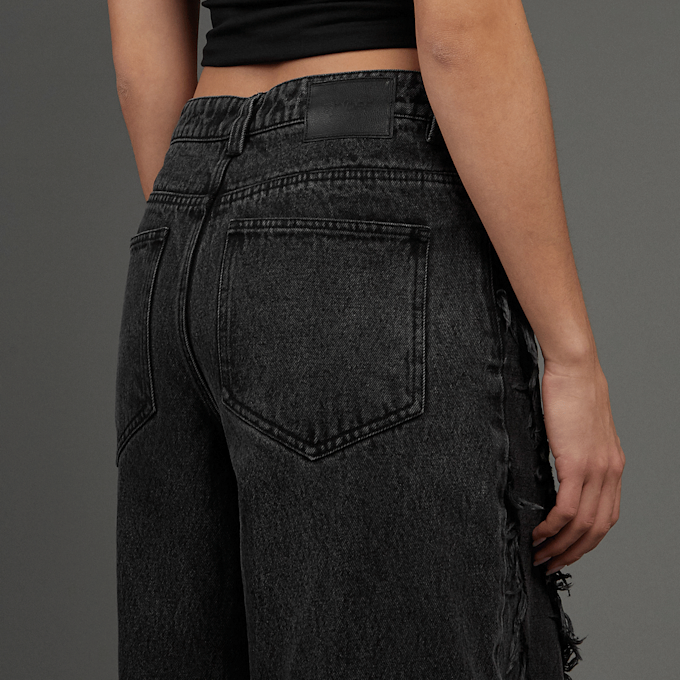 SNIPES S Cube Inside Out Baggy Denim grijs 45599 4
