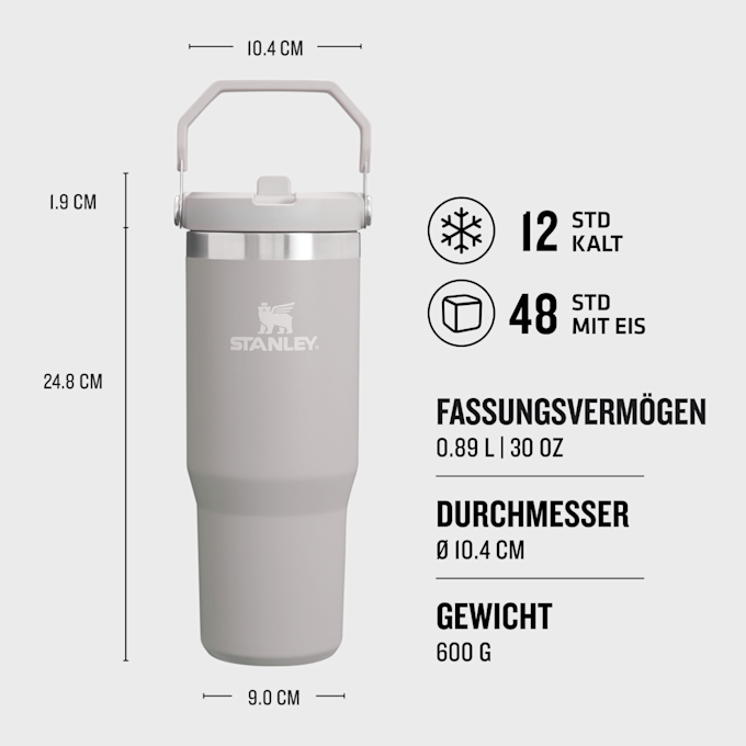 Stanley The IceFlow Flip Straw Tumbler | 0,9L grijs 46157 3