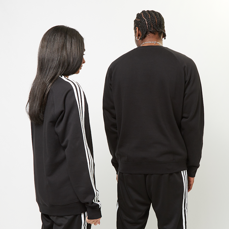 adidas Originals adicolor 3 Streifen Crew Sweatshirt schwarz kaufen SNIPES