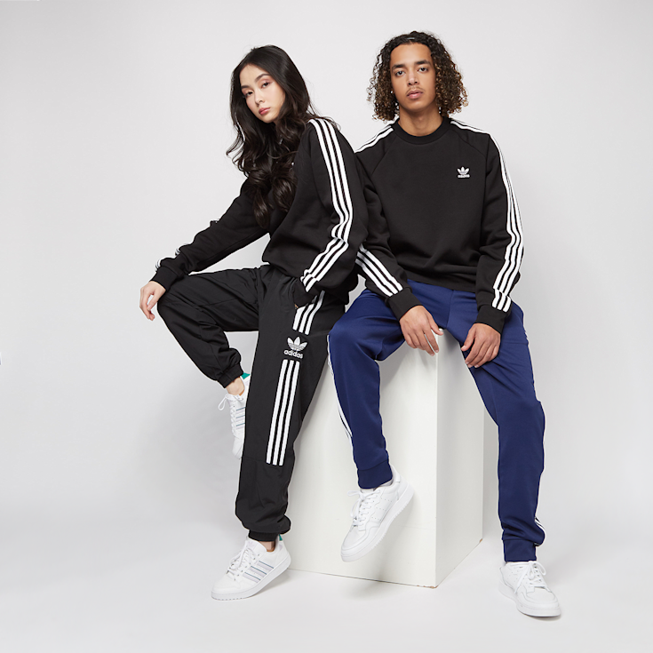 adidas Originals adicolor 3 Streifen Crew Sweatshirt schwarz kaufen SNIPES