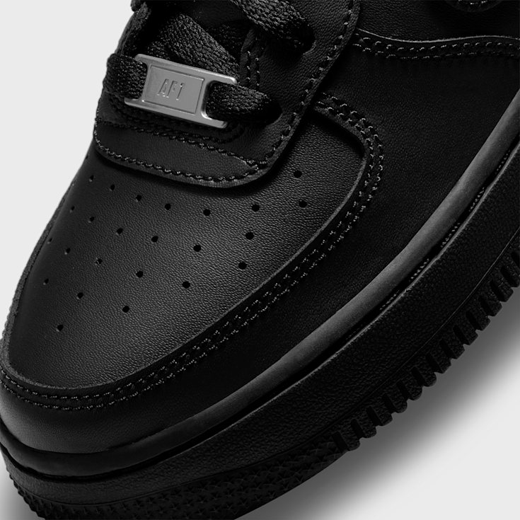 Black nike air force 1 kids best sale