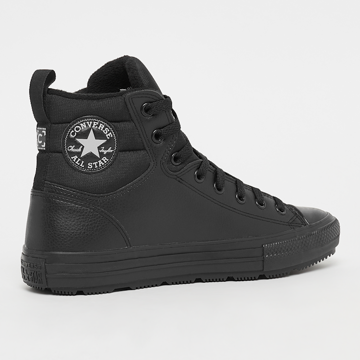 Black leather converse prices sales