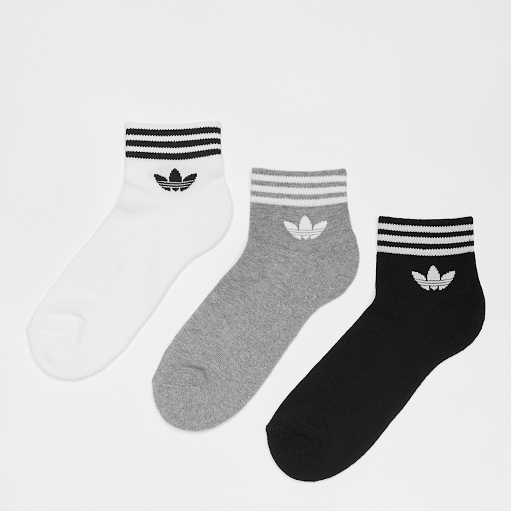 Adidas trefoil ankle socks top