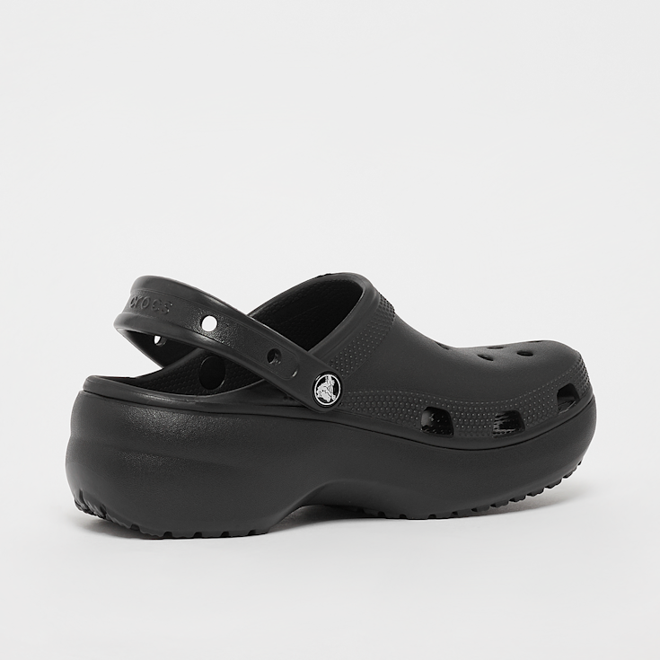 Black platform crocs outlet