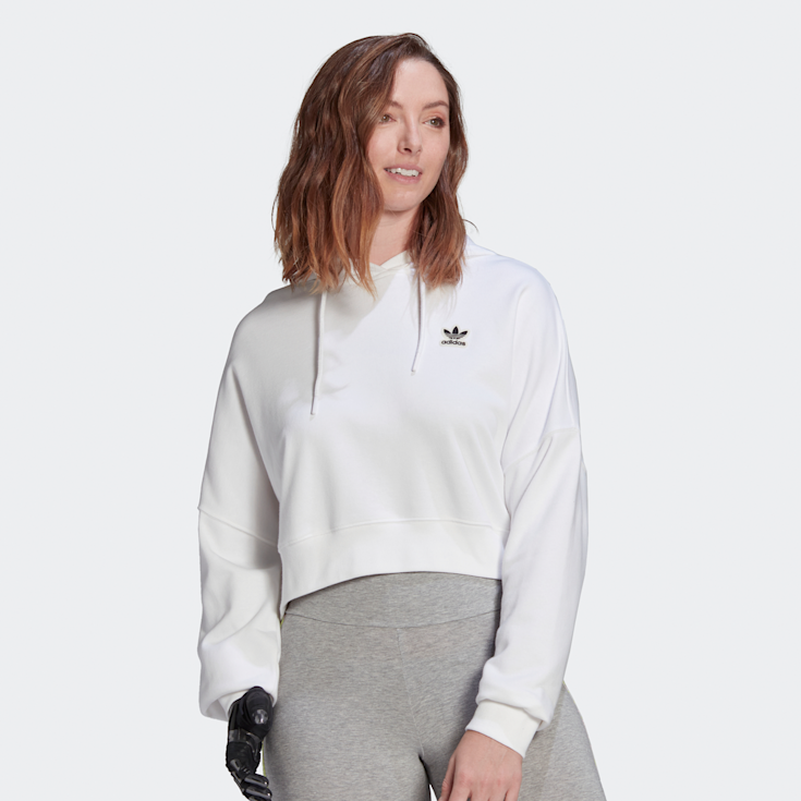 Sudadera con capucha Cropped Summer Rave