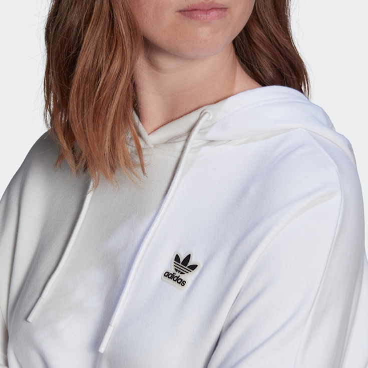 Adidas originals sudadera con capucha striped crop top
