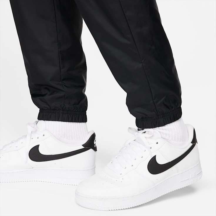 Survêtement nike sportswear woven blanc noir hot sale