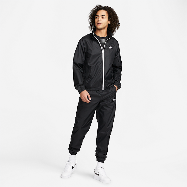 Black nike tracksuit shop