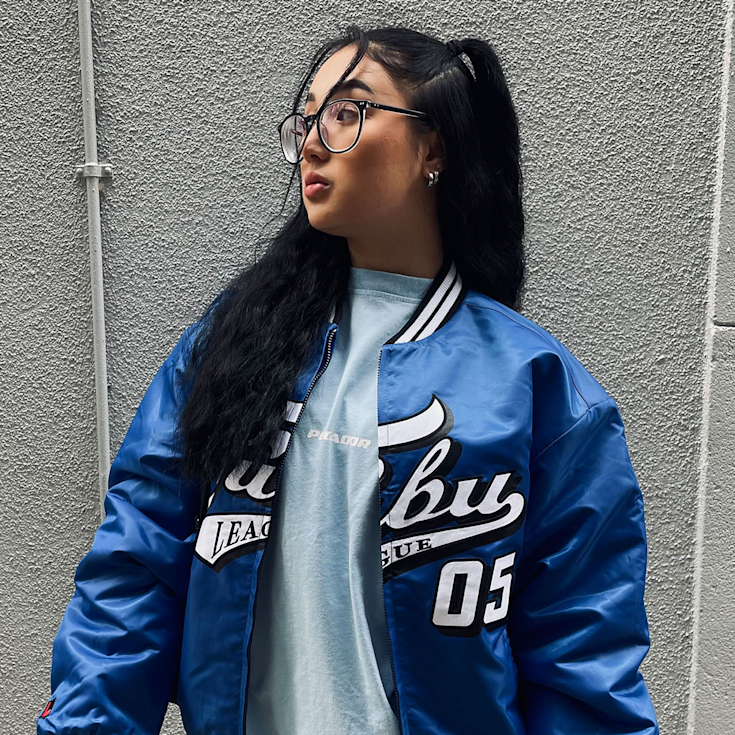 Varsity Reversible Satin Jacket