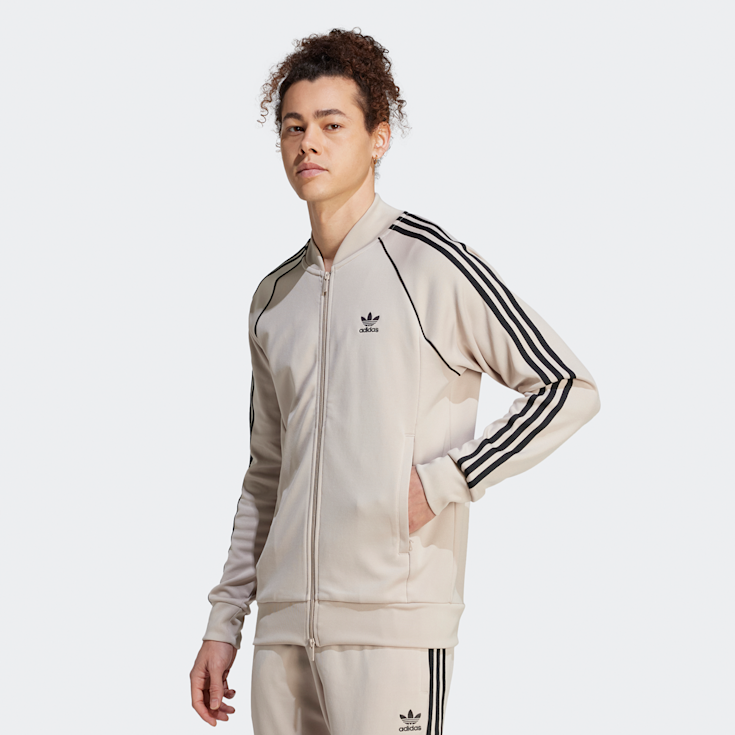 Beige adidas trainingspak new arrivals