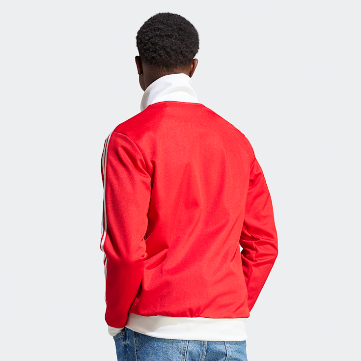 Acheter adidas Originals adicolor Beckenbauer Trackjacket rouge SNIPES
