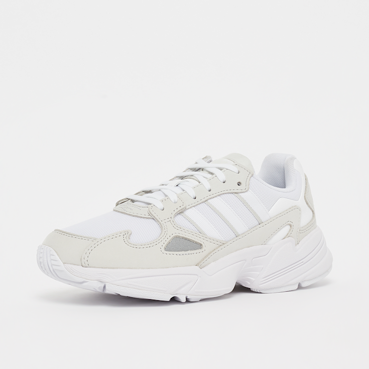 Adidas originals triple white falcon trainers sales