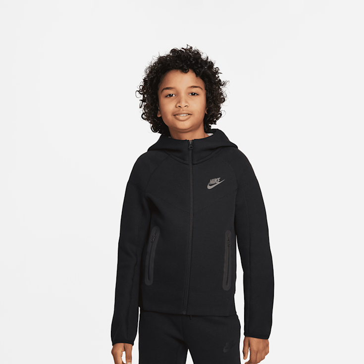 Black full zip nike hoodie store