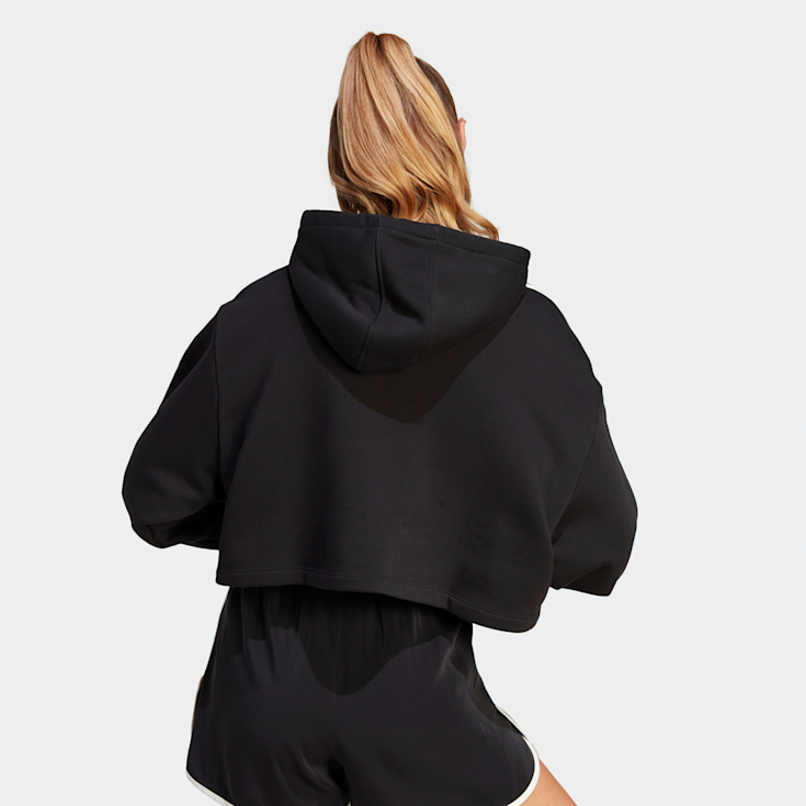 adidas Originals adicolor 3 Streifen Cropped Hoodie gelb kaufen