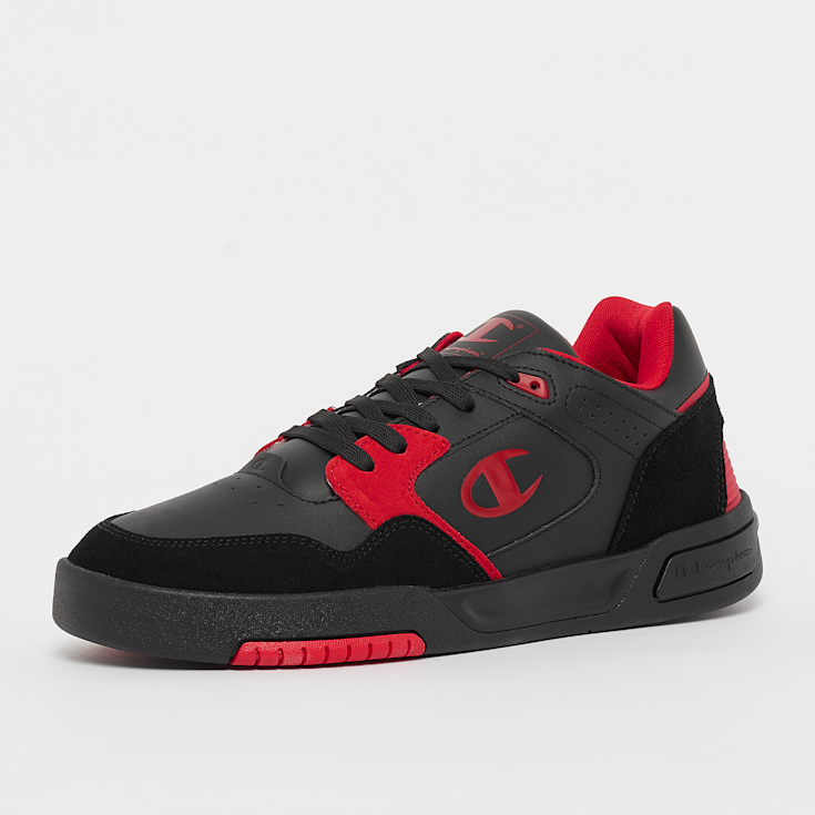 Black and red champion shoes discount