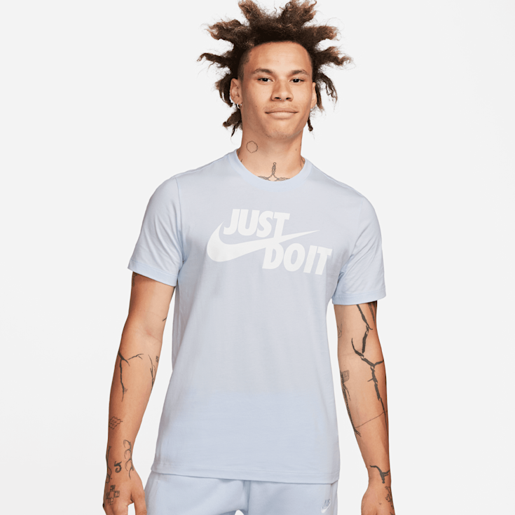 T shirt nike just do it blanc on sale