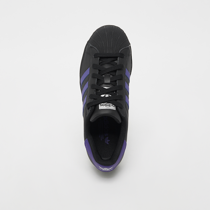 Adidas originals superstar w black sneakers clearance