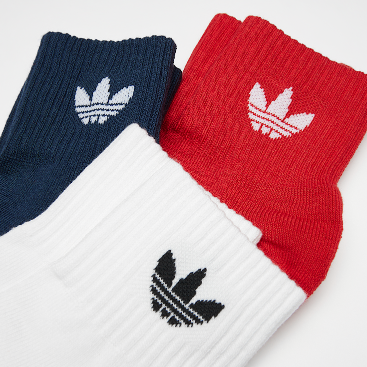 adidas Originals adicolor Mid Ankle Socken 3 Pack multicolor kaufen SNIPES
