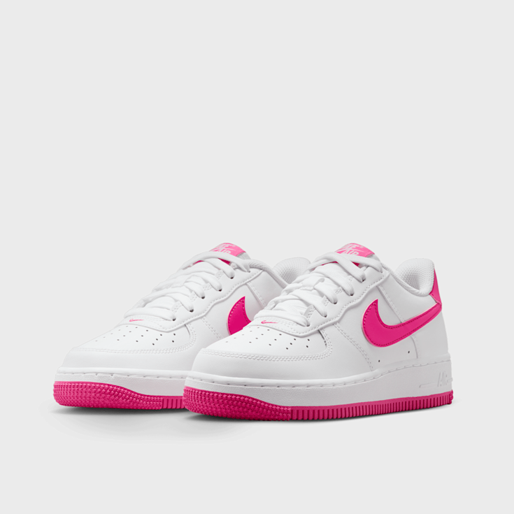 White air force with pink top
