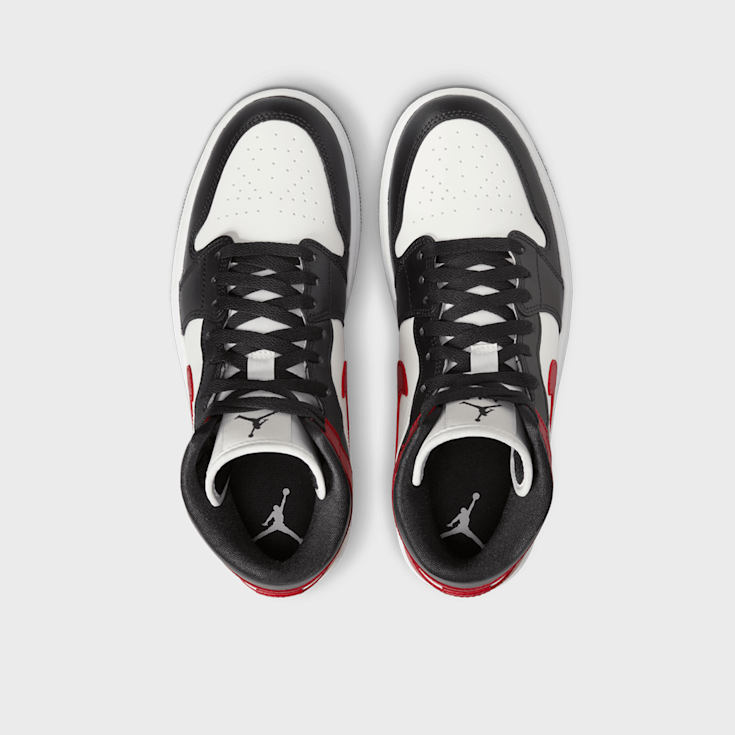 Jordan 1 schwarz weiß rot clearance