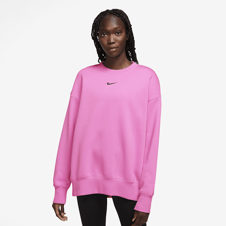 Nike womens crew neck long sleeve sweatshir best sale