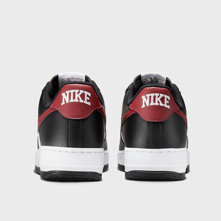 Black red and white air force 1 clearance