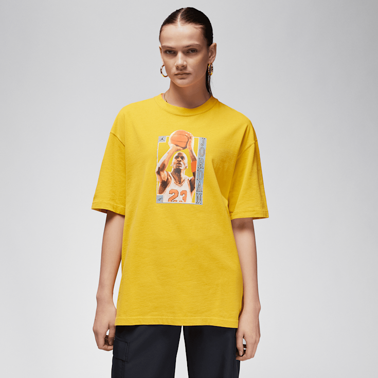 T shirt nike jaune jordan store