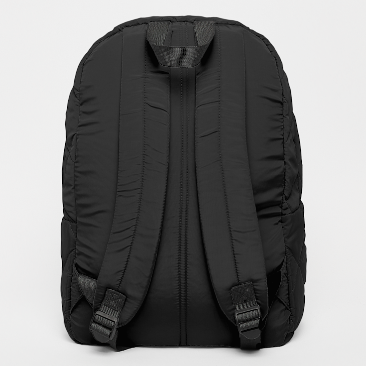 Rubber Badge Basic Logo Diamond Quilted Backpack