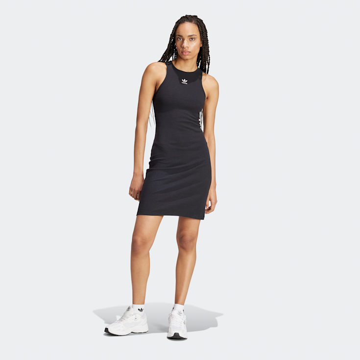 adidas Originals Essentials Rib Kleid schwarz kaufen SNIPES