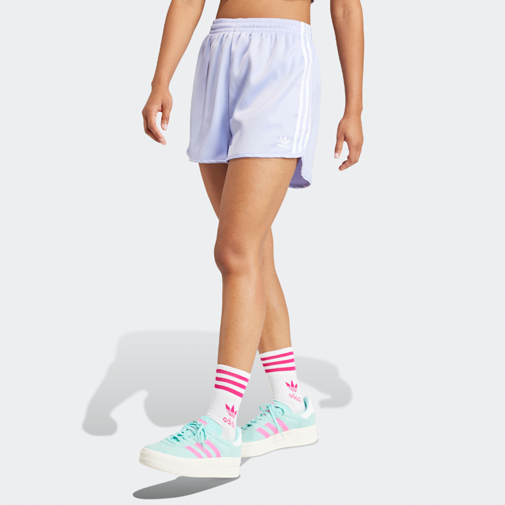 adidas Originals 3 Streifen Shorts lila kaufen SNIPES