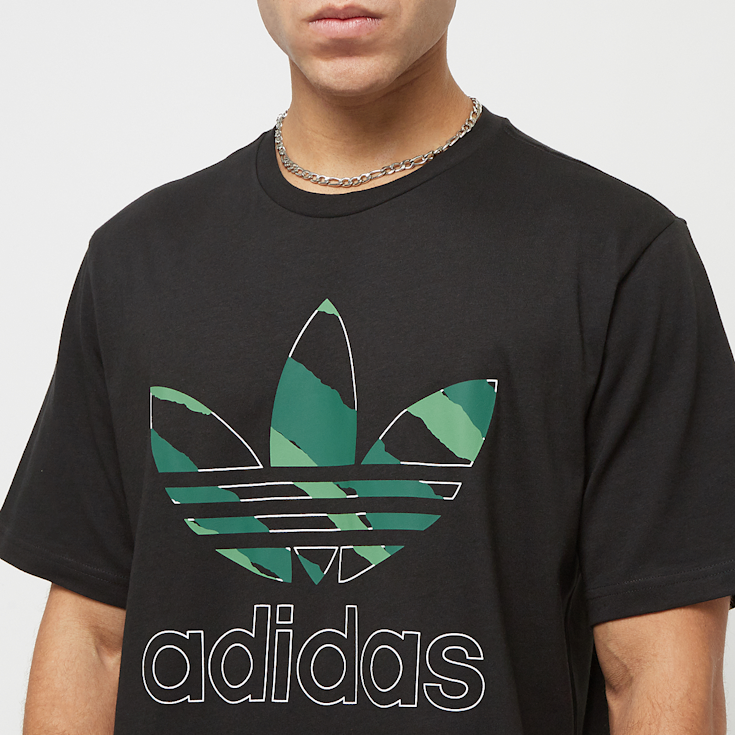 Adidas originals t-shirt z nadrukiem czarny top