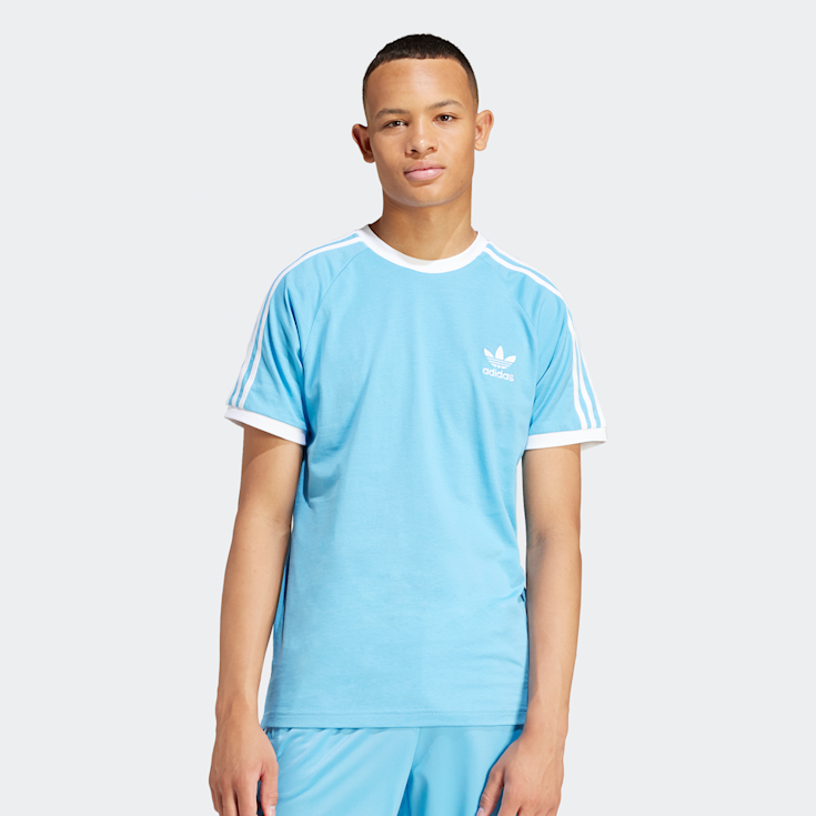 adidas Originals adicolor 3 Streifen T Shirt blau kaufen